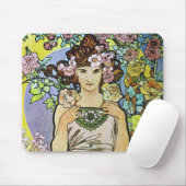 Blütenmädchen Mousepad (Mit Mouse)