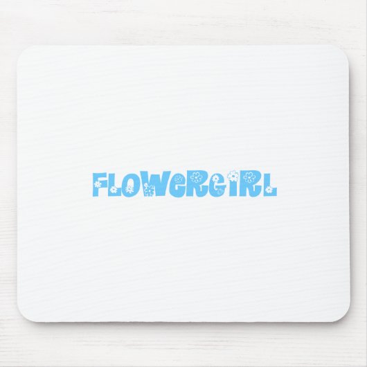 Blütenmädchen Mousepad (Vorne)