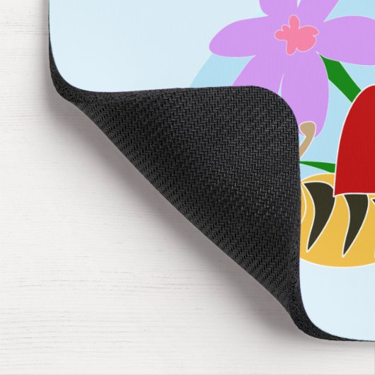 Blütenmädchen Mousepad (Ecke)