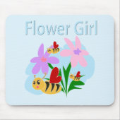 Blütenmädchen Mousepad (Vorne)