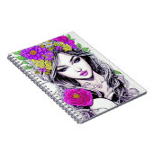 Blütenmädchen Notizblock (Rechte Seite)