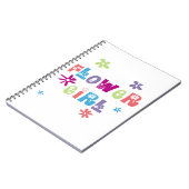 Blütenmädchen Notizblock (Linke Seite)