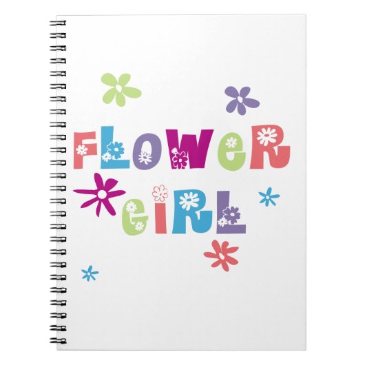 Blütenmädchen Notizblock (Vorderseite)