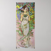 Blütenmädchen Poster (Vorne)