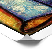 Blütenmädchen Poster (Ecke)