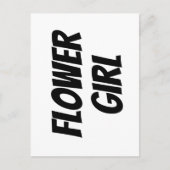 Blütenmädchen Postkarte (Vorderseite)