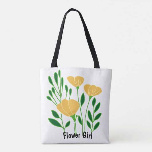 Blütenmädchen Tasche (Rückseite)