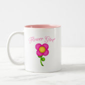 Blütenmädchen Zweifarbige Tasse (Links)