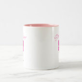 Blütenmädchen Zweifarbige Tasse (Mittel)