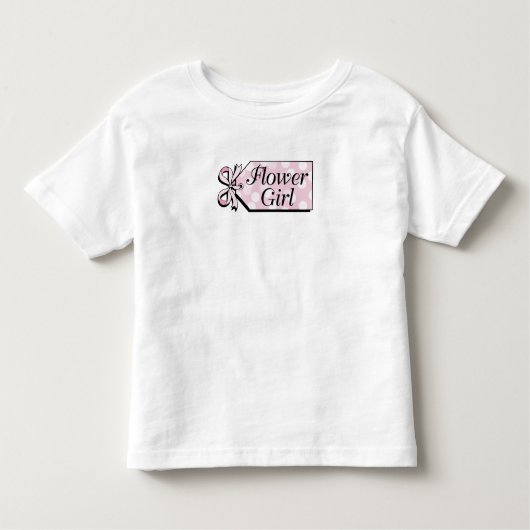 Blütenmädchenhochzeit Kleinkind T-shirt (Vorderseite)