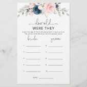 Blütenmarinade Wie alt waren sie ein Bridalspiel (Vorderseite)