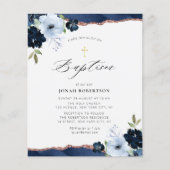 Blütenmarinebrünen rufen zur Taufe (Vorderseite)