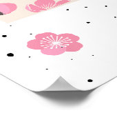 Blütenmarkt Blume Poster (Ecke)