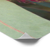 Blütenmasse Poster (Ecke)