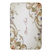 Blütenmatte Badematte (Vorderseite Vertikal)