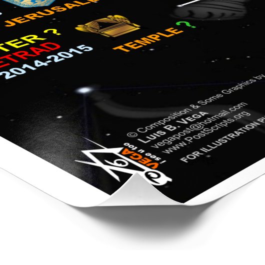 Blütenmond von Virgo 1968 Poster (Ecke)