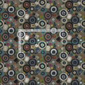 Blütenmoos Stoff (Kachel)