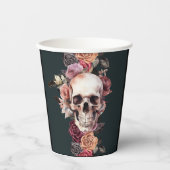 Blütenmöwe Pappbecher (Vorderseite)