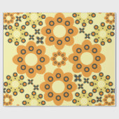 Blütenmuster der niedlichen Blume 3 Geschenkpapier (Flach)