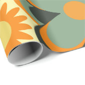 Blütenmuster der niedlichen Blume 7 Geschenkpapier (Rolleneckpunkt)