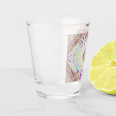 Blütenmuster des Lebens Schnapsglas (Links)