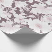 Blütenmuster Geschenkpapier (Ecke)