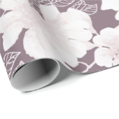 Blütenmuster Geschenkpapier (Rolleneckpunkt)