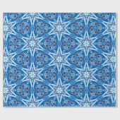 Blütenmuster Geschenkpapier (Flach)