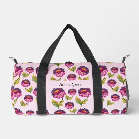 Blütenmuster Grace Duffle Bag (Vorderseite)