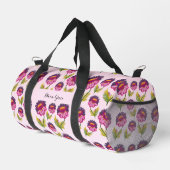 Blütenmuster Grace Duffle Bag (Rechte Ecke)