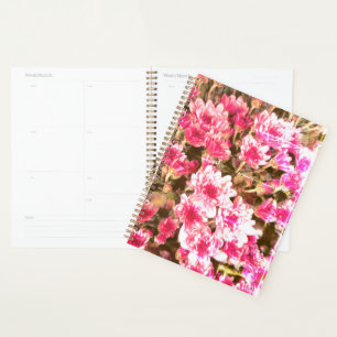 Blütenmuster in Rosa – Sanftes botanisches Design Planer