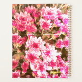 Blütenmuster in Rosa – Sanftes botanisches Design Planer (Rückseite)