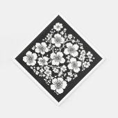 Blütenmuster Kirschblüten Serviette (Ecke)
