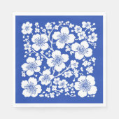 Blütenmuster Kirschblüten Serviette (Vorderseite)