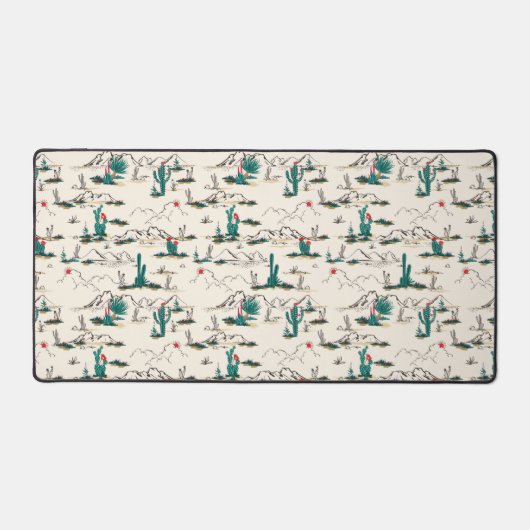 Blütenmuster Schreibtischunterlage (Vorderseite)