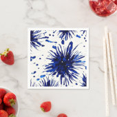 Blütenmuster Serviette (Beispiel)