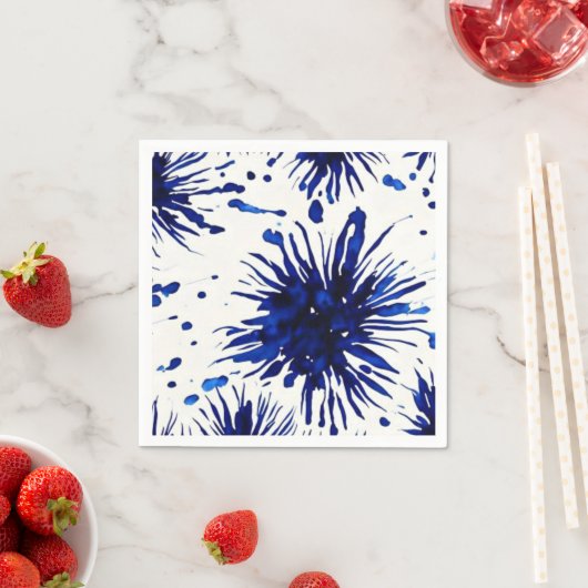 Blütenmuster Serviette (Beispiel)