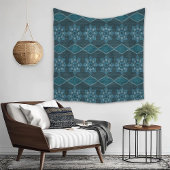 BlütenOctagon und Diagonal Wandteppich