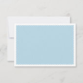 Blütenpapagei-Pikado-Babydusche RSVP Karte (Rückseite)