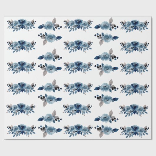 Blütenpapier Geschenkpapier (Flach)