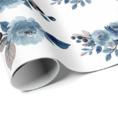 Blütenpapier Geschenkpapier (Rolleneckpunkt)