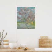 Blütenpfirsichbaum Poster (Küche)