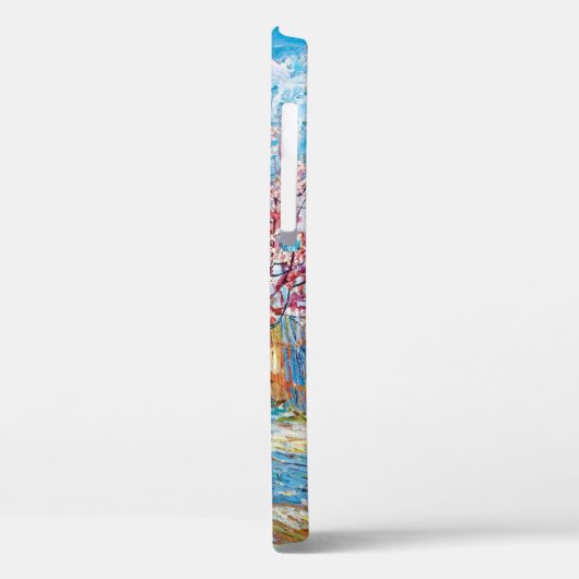 Blütenpfirsichbaum, Van Gogh Case-Mate iPhone Hülle (Rückseite / Links)