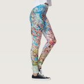 Blütenpfirsichbaum, Van Gogh Leggings (Rechts)