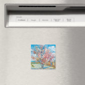Blütenpfirsichbaum, Van Gogh Magnet (In Situ (Geschirrspüler))