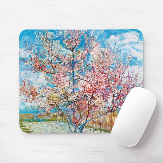 Blütenpfirsichbaum, Van Gogh Mousepad (Mit Mouse)