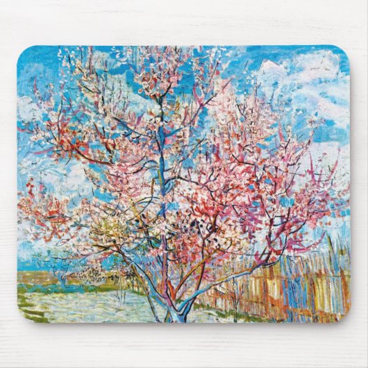 Blütenpfirsichbaum, Van Gogh Mousepad (Vorne)