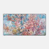 Blütenpfirsichbaum, Van Gogh Schreibtischunterlage (Vorderseite)