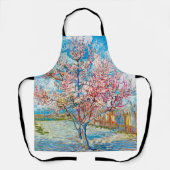 Blütenpfirsichbaum, Van Gogh Schürze (Vorderseite)