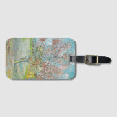 Blütenpfirsichbaum | Vincent van Gogh Gepäckanhänger (Vorderseite (Horizontal))